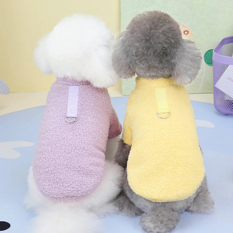 Winter Warmer Hundepullover für kleine Hunde Plüsch Hundekleidung Weicher Welpenmantel Jacke Chihuahua Teddy Welpenkleidung Hundebedarf