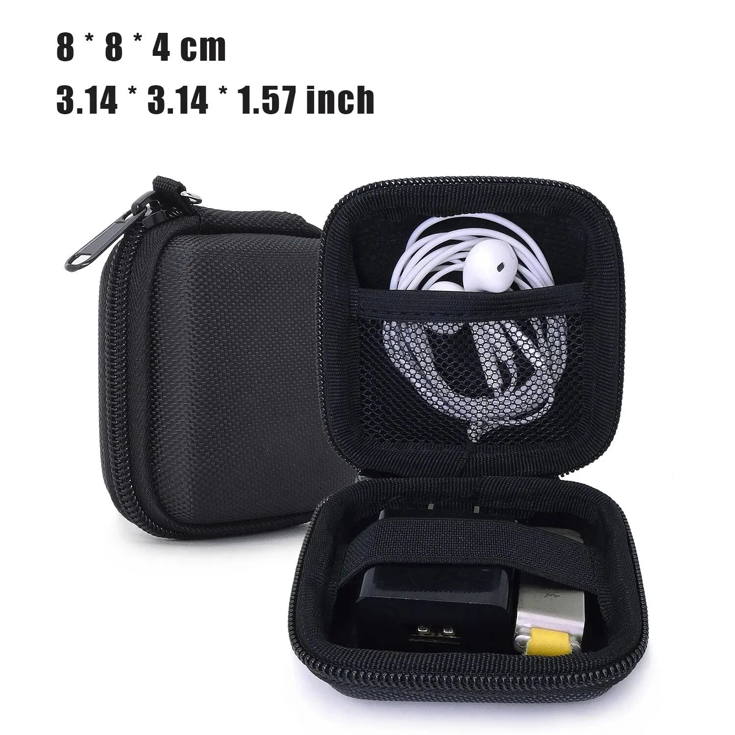 Tragbare Kopfhörer Lagerung Tasche Daten Kabel Organizer Tasche Multifunktionale Digitale Gadgets Fall Für Ladegerät U Disk Schutzhülle
