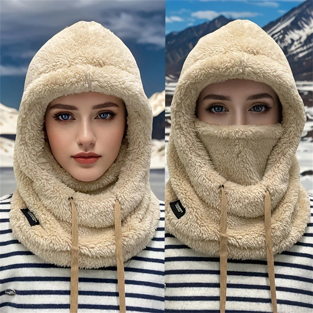 Winter Warme Thermische Winddichte Balaclava Skimaske Motorrad-Gesichtsbedeckung Polar Fleece Verstellbare Fahrrad-Nackenbedeckung Vollgesichtsmaske