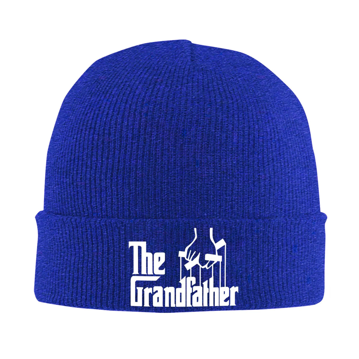 Die Strickmütze „Grandfather Grandpa“, Mütze für Väter, Kpop, elastisch, Unisex, für Erwachsene, Mützen mit Herbstmuster, Geburtstagsgeschenk