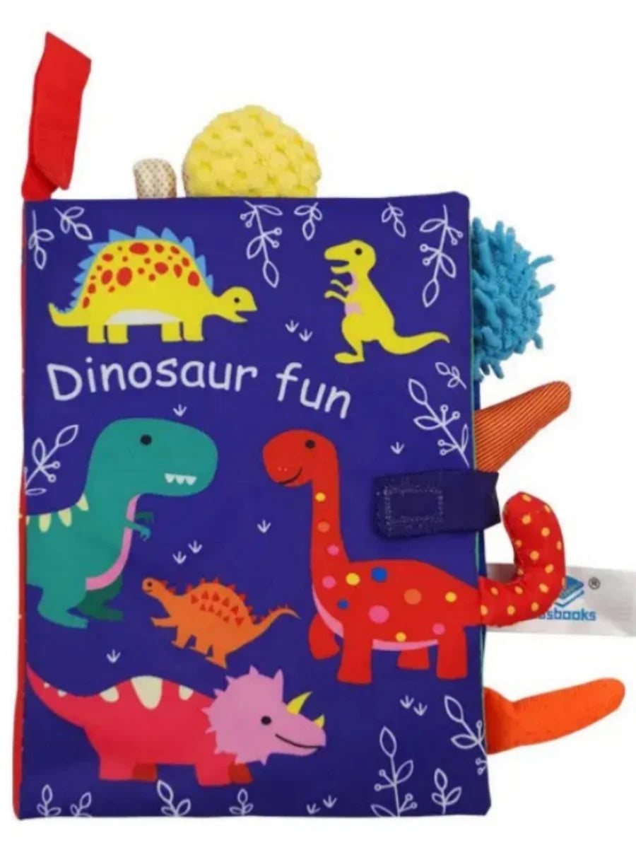 0-36M Baby Frühes Lernen Spielzeug Schwanz Tuch Buch eltern-kind-Interaktive Sound Papier Puzzle Tuch Buch rassel