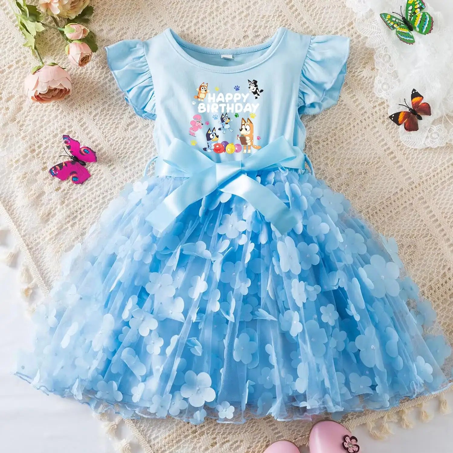 Bluey & Bingo Sommerkleid