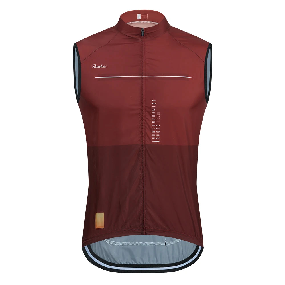Männer Raudax Ärmellose Radfahren Weste Mesh Ciclismo Lets Gobik Unterhemd Jersey Winddicht Radfahren Kleidung Gilet Motorrad Weste