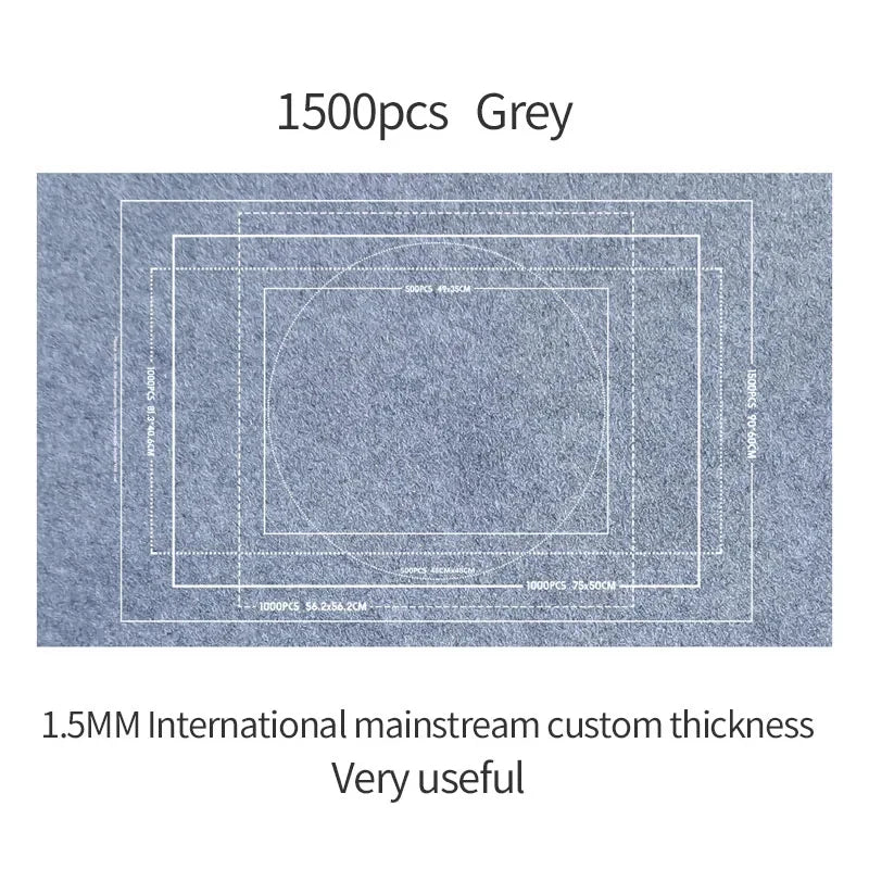 Professionelle Puzzle-Rollmatte, Decke, Filzmatte, bis zu 1500/2000/3000 Teile, Zubehör, Puzzle, tragbare Reise-Aufbewahrungstasche