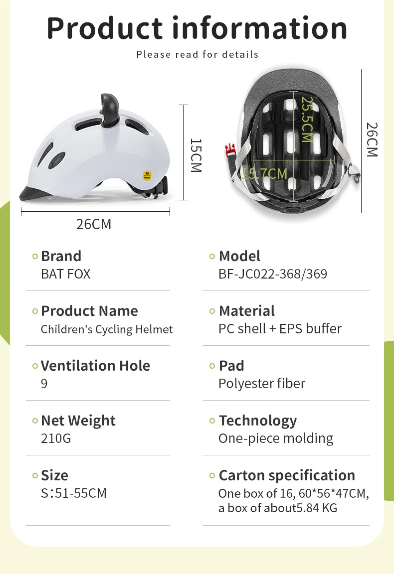 Kinder-Fahrradhelm mit Panda-Cartoon-Design für Kleinkinder, Skateboard, Roller, Radfahren, 51-55cm Kinderfahrradhelm