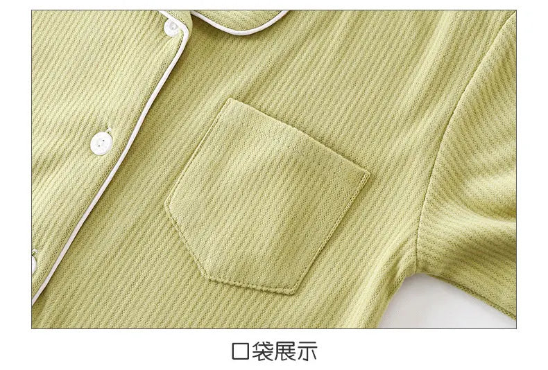 2024 herbst Winter Kinder Pyjama Sets Einfarbig Nachtwäsche für Kinder 1-16 jahre Teen Pyjamas Jungen Mädchen Loungewear Baby kleidung