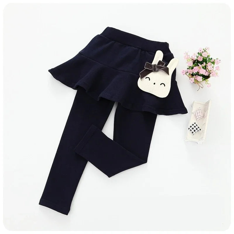 Neue Baby Mädchen Leggings Spitze Prinzessin Rock-hosen Frühling Herbst Kinder Dünne Rock Hosen für 2-7 Jahre kinder Kleidung