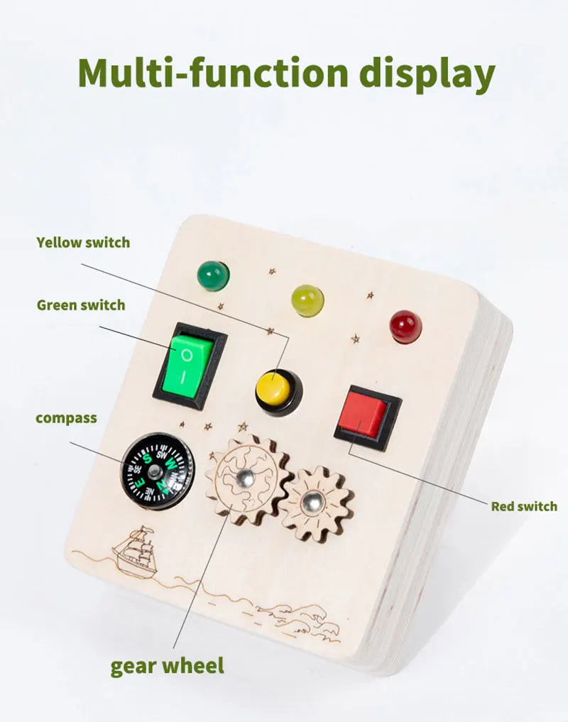 Montessori LED Busy Board