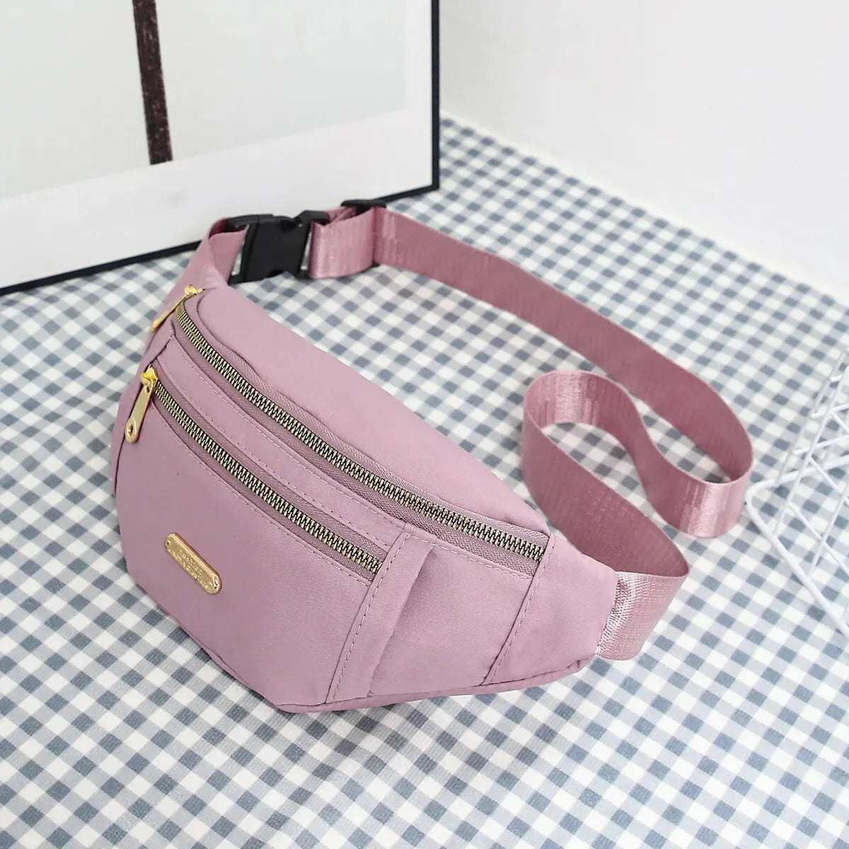 Sport-Hüfttasche für Damen, mehrschichtig, Gürteltasche, Handy-Essentials während Outdoor-Aktivitäten, Umhängetasche, Sport-Brusttasche
