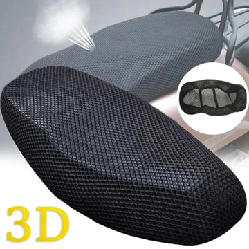 Sommer Cool 3D Mesh Motorrad Sitzbezug Atmungsaktive Roller Sitzbezüge Kissen Anti-Rutsch-bezug Grid Schutz pad