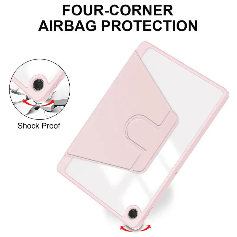 Für Lenovo Tab 10,1 2025 Fall TB311FU Acryl 360 Rotierenden Ständer Tablet Funda Lenovo Tab K10 2nd Gen TB311XU 10,1 zoll shell Kinder