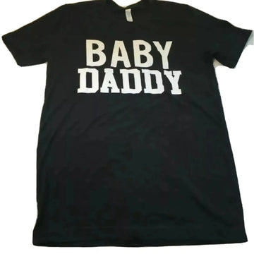 T-Shirt Baby Papa klein lustig Vater Geschenk Neuheit Schwangerschaft gebraucht in einwandfreiem Zustand Vintage Washed Casual