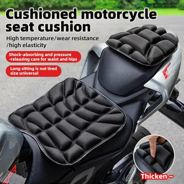 Comfort Gel Motorrad-Sitzpolster, 3D, atmungsaktiv, universell, stoßdämpfendes Kissen, Fahrradsitzbezug für fortgeschrittene Bergfahrten