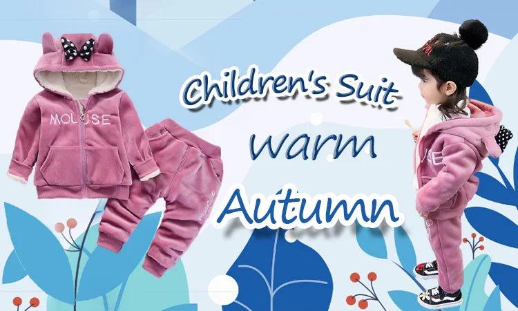 Neue Winter Baby Mädchen Jungen Homewear Sets Herbst Mode Flanell Fleece Kleidung Kinder Cartoon Bär Nachtwäsche Kinder Pyjamas