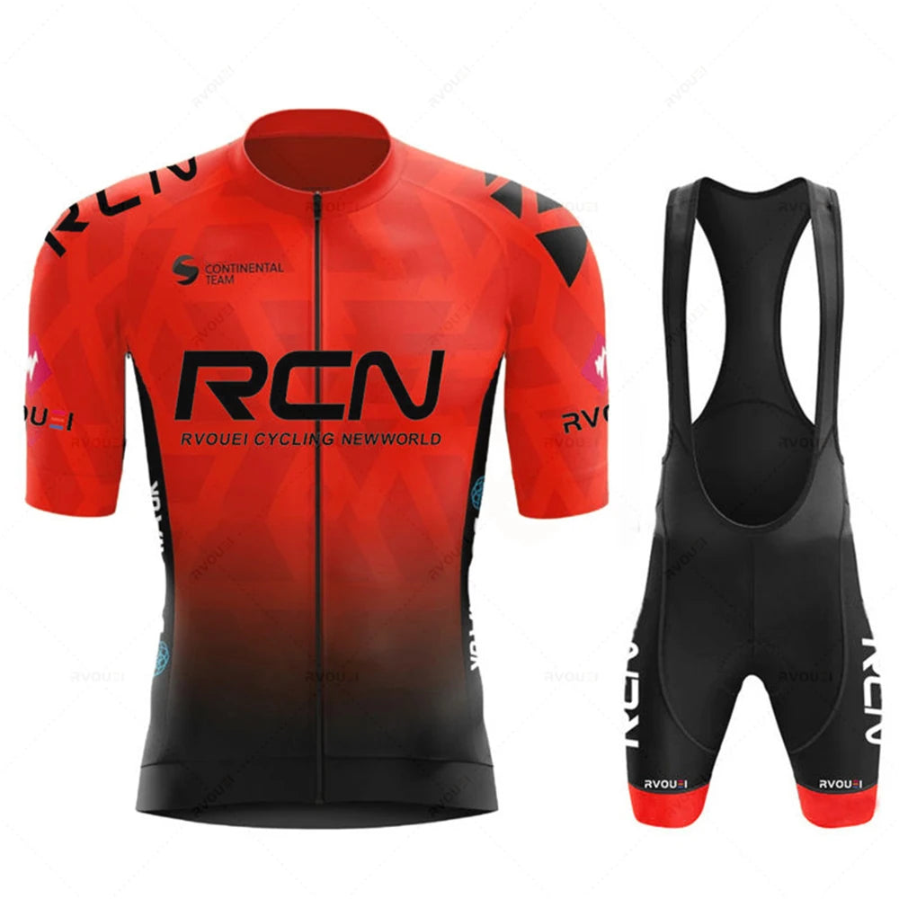 2026 Rvouei Team Radtrikot-Set Sommer Atmungsaktiver Rennrad-Anzug Fahrrad-Uniform Bike MTB Kleidung Neue Sport-Radsport-Kits