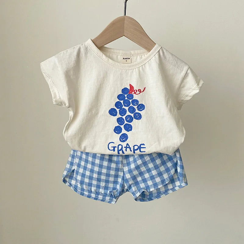 Baby Pyjamas Sets Baumwolle Kind Pyjamas Kleinkind Sommer Ärmellose Baby Nachtwäsche Pyjamas Kinder Cartoon Homewear Kleidung