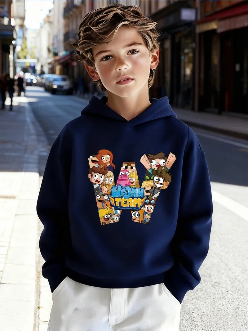 Kids Character Graphic Hoodie