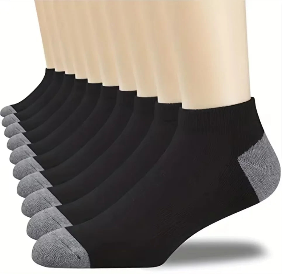10pairs Atmungsaktive Baumwolle Sport Strümpfe Männer Bambus Faser Herbst und Winter Männer Socken Schweiß Absorption Deodorant Business Sox