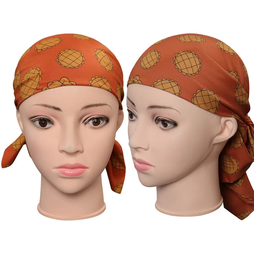 Live Action TV Pirate Nami Stirnband Frauen Cosplay Fantasia Gedruckt Schal Kostüm Zubehör Halloween Karneval Party Requisiten