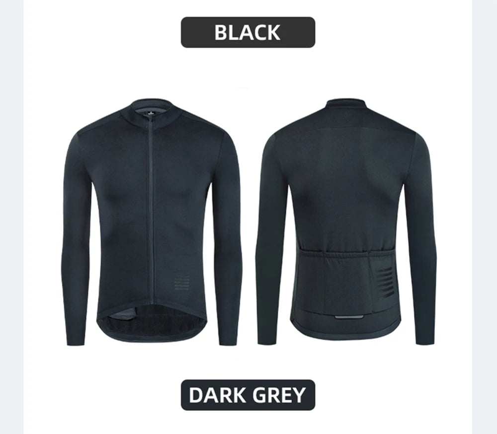 YKYWBIKE Herren Radtrikot Winter & Herbst Langarm Thermo-Fleece-Futter Fahrrad Warme Jacke Rennrad MTB Kleidung