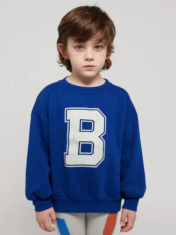 Koreanische INS 2024 kinder Herbst Winter Lange Hülse O-ansatz Sweatshirt Nette Tops für Mädchen Und Jungen Baby Pullover Kinder Kleidung
