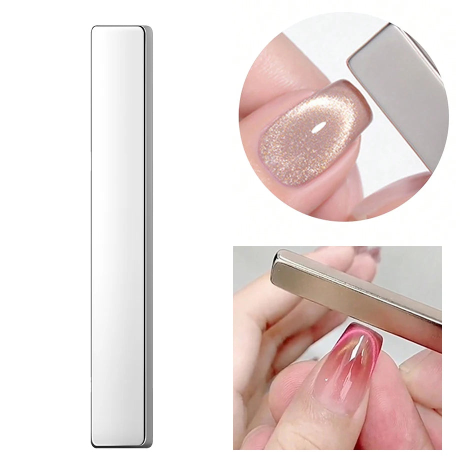 6-teiliges Cat-Eye-Nagel-Magnet-Werkzeug-Set, französische Tipps, Cat-Eye-Herz-Magnete, Nagel-Magnet-Stick, Cat-Eye-Gel-Nagellack, Magnete, Werkzeuge, Maniküre