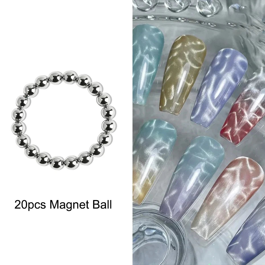6-teiliges Cat-Eye-Nagel-Magnet-Werkzeug-Set, französische Tipps, Cat-Eye-Herz-Magnete, Nagel-Magnet-Stick, Cat-Eye-Gel-Nagellack, Magnete, Werkzeuge, Maniküre