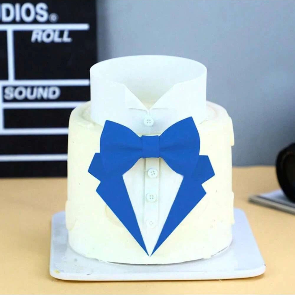 3/6sets Blau Schwarz Krawatte Anzug Glückliche Vater Tag Kuchen Topper Alles Gute Zum Geburtstag Papa Kuchen Dekoration Kuchen Dekorieren werkzeuge Party Gefälligkeiten