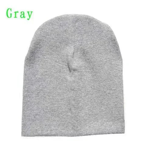 6M-3Y Baby Strickmütze und Schal Set Einfarbig Baumwolle Hip-Hop Beanie Warme Kleinkind-Mütze für Jungen Mädchen Frühling Herbst Winter