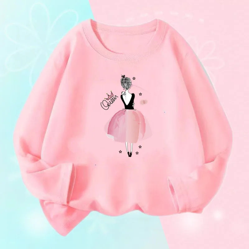 Girls Long Sleeve Graphic Tee