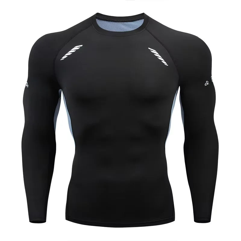 Männer T-shirt Männer Laufen Sport T Shirt Männer Kompression Fitness Tops T Quick DryTight Training Gym Sport Lauf Shirts