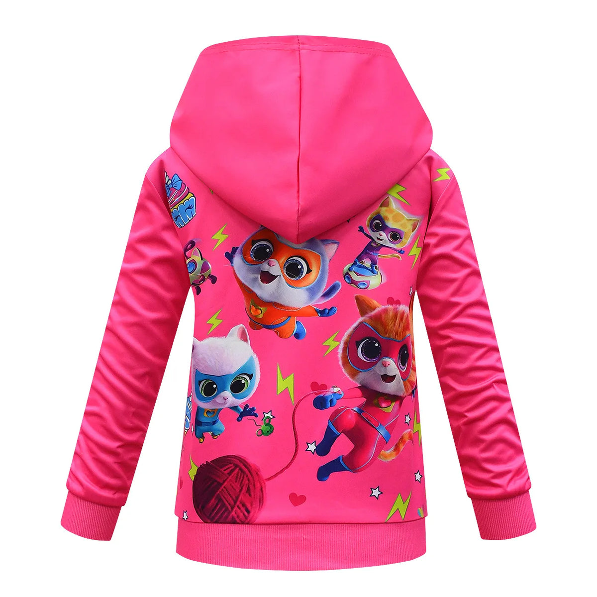 SuperKitties Kleidung Kinder Herbst Winter Jacke Baby Mädchen Mit Kapuze Mäntel Teen Jungen Zipper Oberbekleidung Kinder Casual Sport Jacken