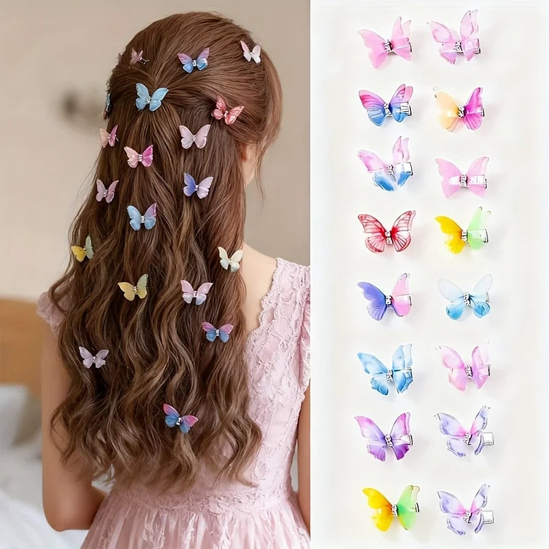 Butterfly Hair Clip Set