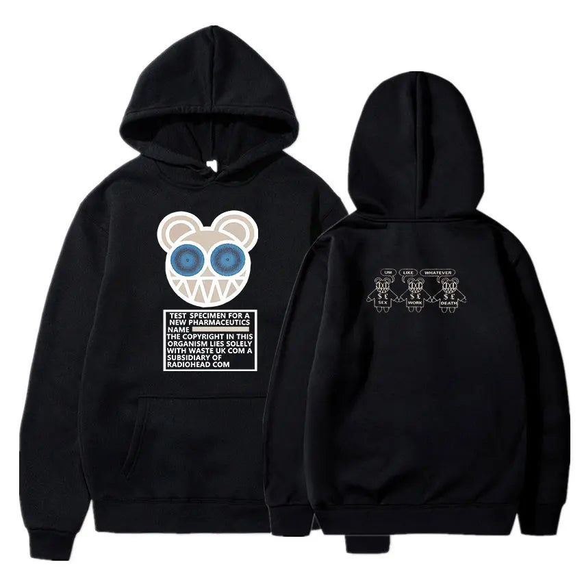 Vintage Rock Band Radiohead Hoodie Hip Hop Alles Musik Album Drucken Sweatshirt Harajuku Streetwear Oversize Hoodies Teens
