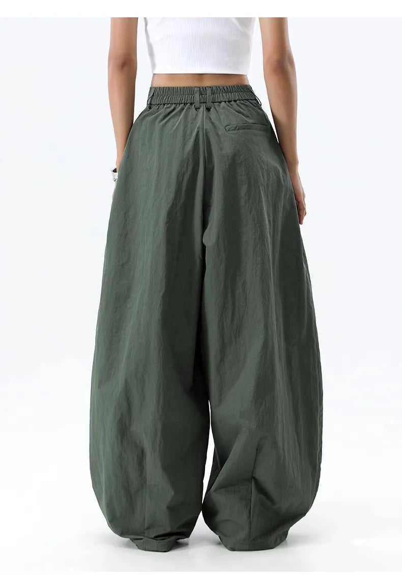 Hohe Taille Frauen Casual Hosen Gerade Büro Damen Koreanische Mode Hosen Lose Weibliche Hosen Neue 2025