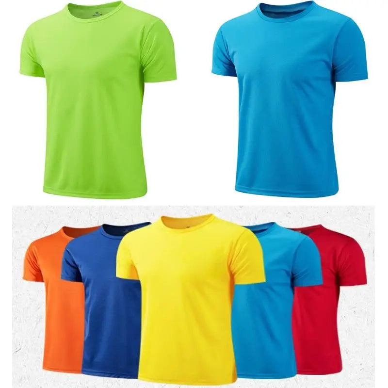 Männer Frauen Quick Dry Kurzarm Sport T Shirt Gym Trikots Fitness Shirt Trainer Lauf T-Shirt Teenager Atmungsaktive Sportswears
