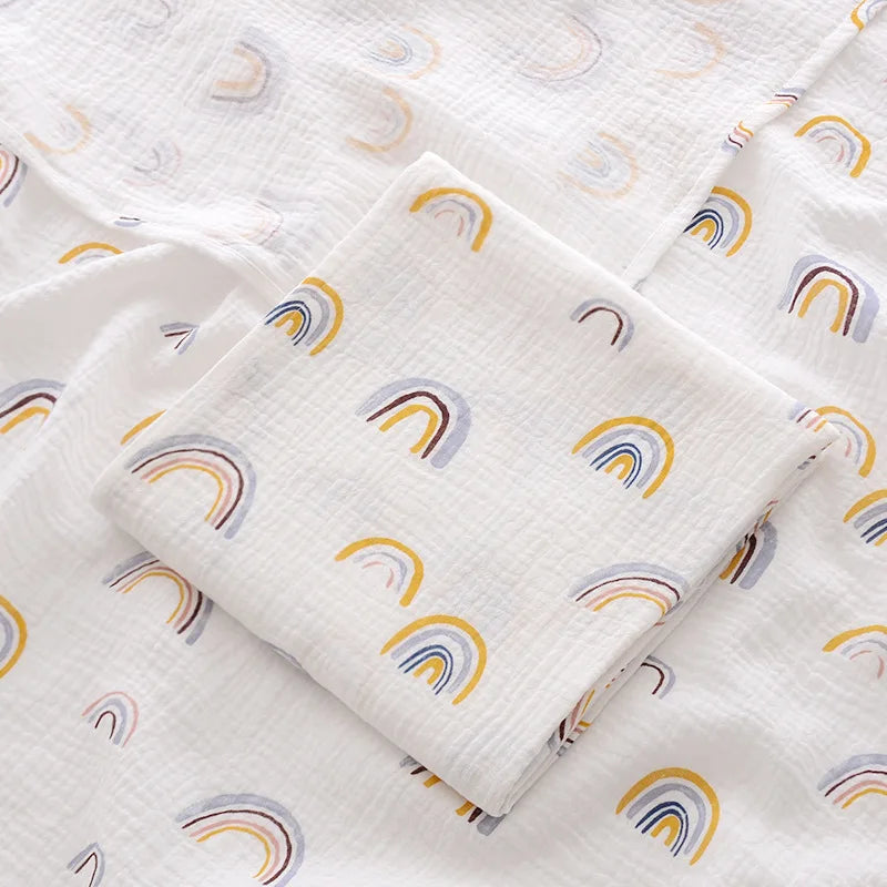 100X 100 cm Baby Decke für Neugeborene Baumwolle Musselin Swaddle Decke Bettwäsche Säuglings Bad Handtuch Baby Artikel Mutter kinder