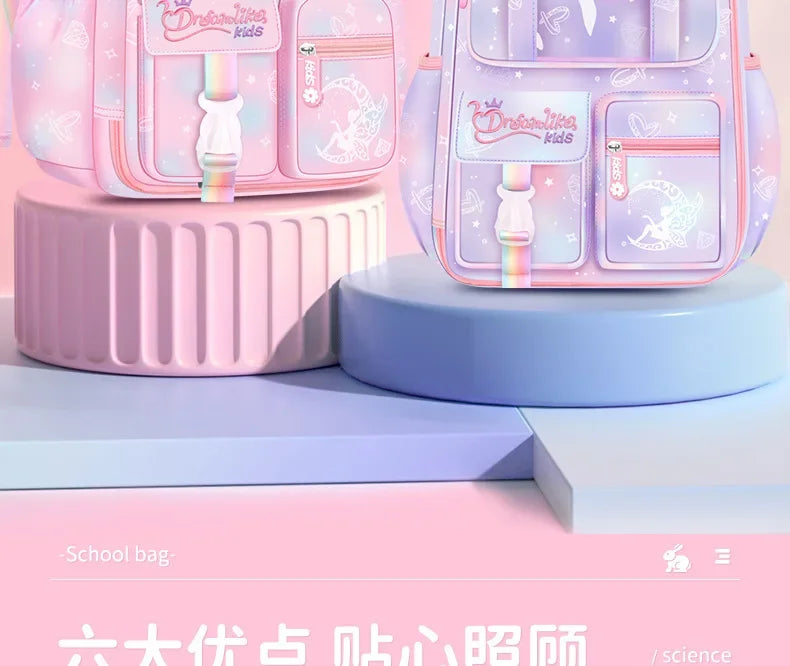Pink Princess School Backpack
