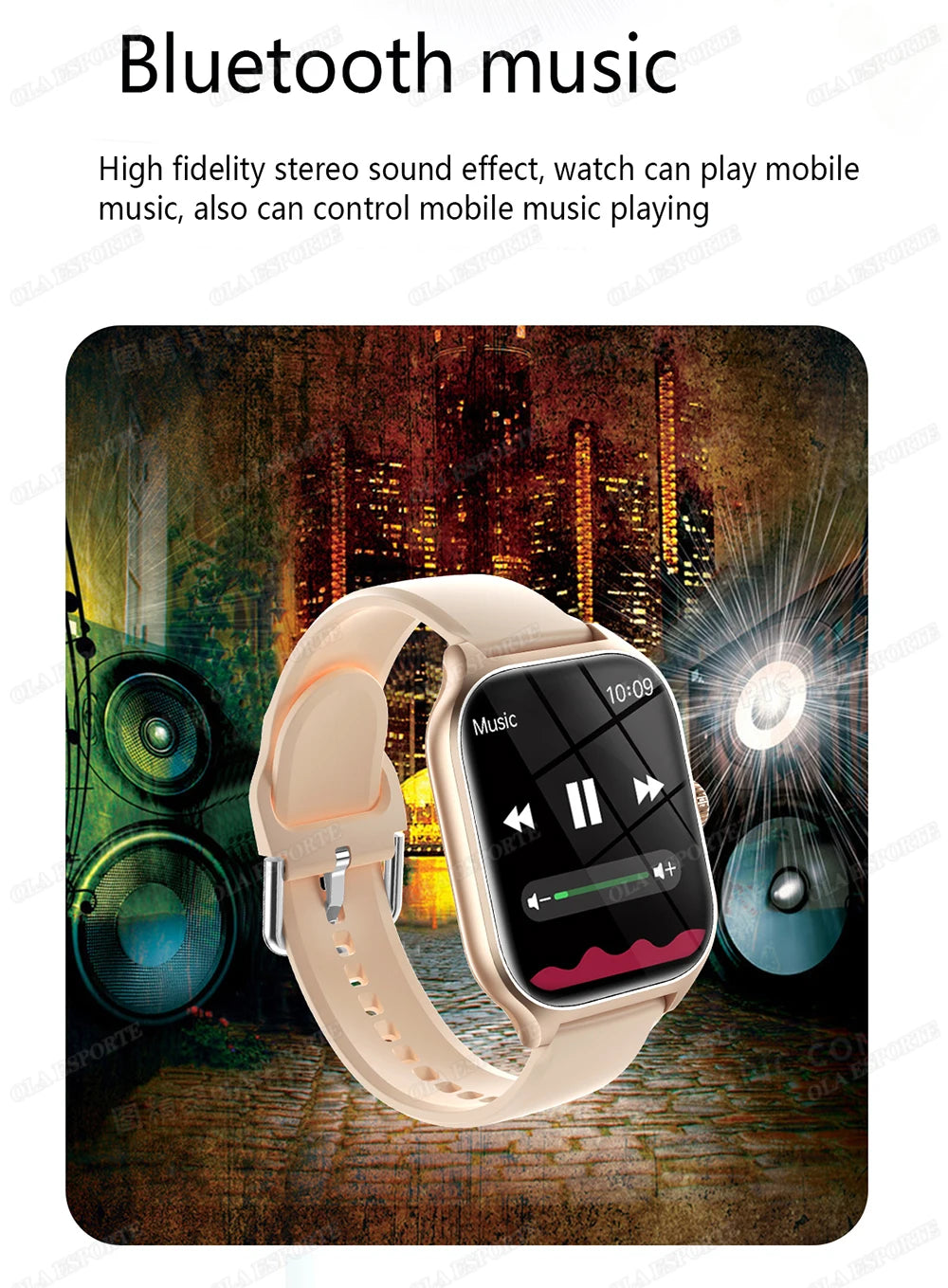 Smart Watch für Android IOS Uhren 1,83 Zoll HD Display Bluetooth Anruf Nachricht Alarm Musik Sport Modus Smartwatch Männer Frauen Geschenk