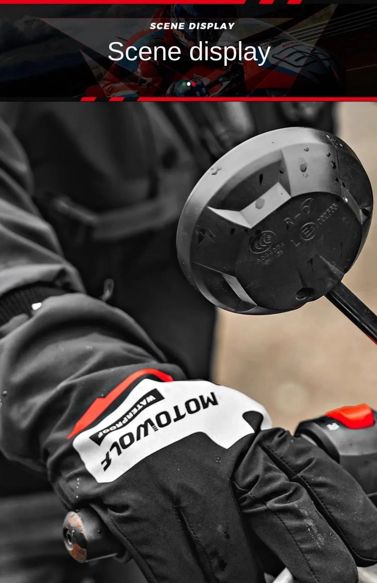 Herbst Winter Motorrad Reiten Handschuhe Wasserdichte Regenschutz Winddicht Warme Motorradfahrer Racing Fahrer Zubehör Männer Frauen