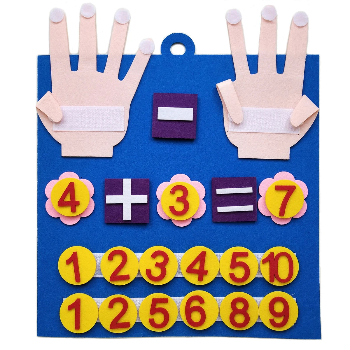 Kleinkind Montessori Spielzeug Filz Finger Zahlen Mathematik Spielzeug Kinder Zählen Frühe Bildung Lernen Spiel Für Kinder Intelligenz