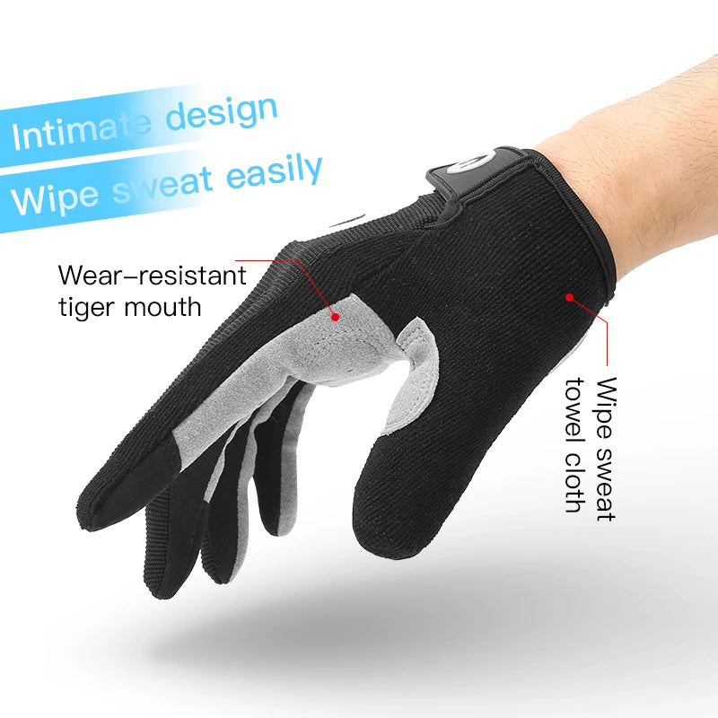 Herbst Winter MTB Radfahren Lange Finger Handschuhe Nicht-Rutsch Verschleiß Shock Proof Atmungsaktive Touchscreen Fahrrad Motorrad Handschuhe Männer