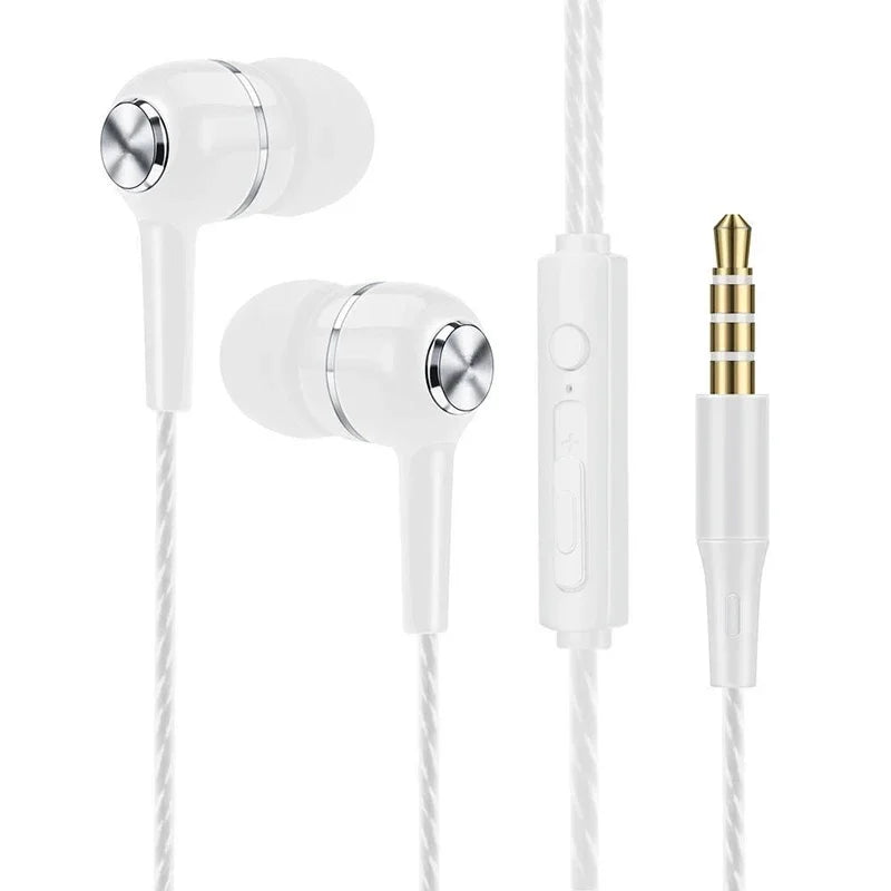3,5mm Wired Kopfhörer In Ear Headset HIFI Schwere Bass Ohrhörer Monitor Sport Headset Stereo Musik Gaming Kopfhörer mit Mikrofon