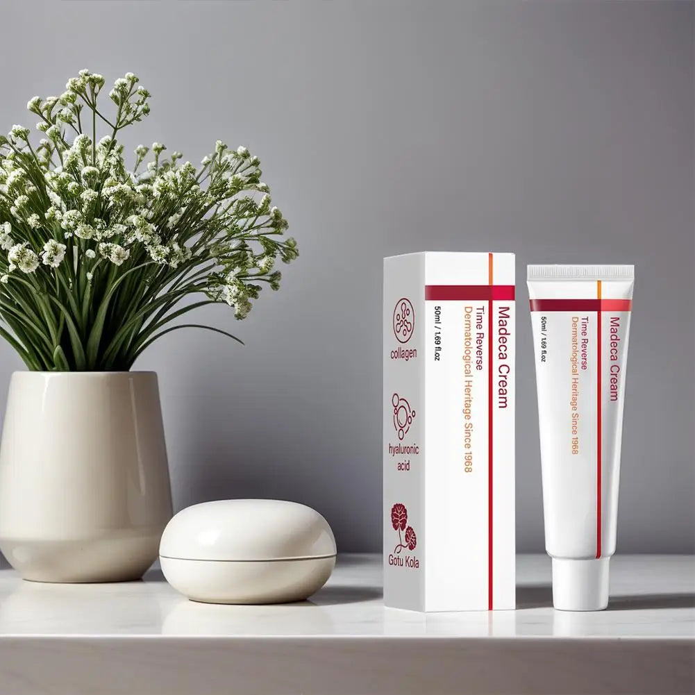 Koreanische Centella Asiatica Gesichtsreparaturcreme, tägliche nährende Feuchtigkeitscreme, aufhellendes, leichtes Gesichtspflege-Make-up