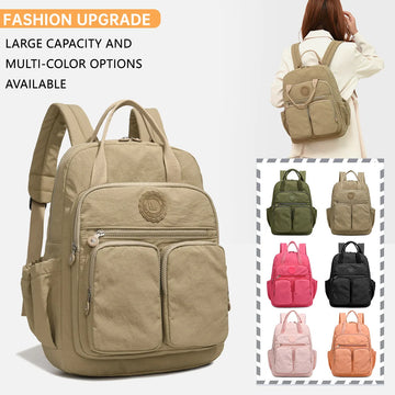 Mamatasche, Mutter- und Babytasche mit großem Fassungsvermögen, leichter Rucksack, Handtasche, multifunktionaler Outdoor-Rucksack zum Pendeln an Arbeit, Camping, Geschäftsreisen und Aufbewahrung