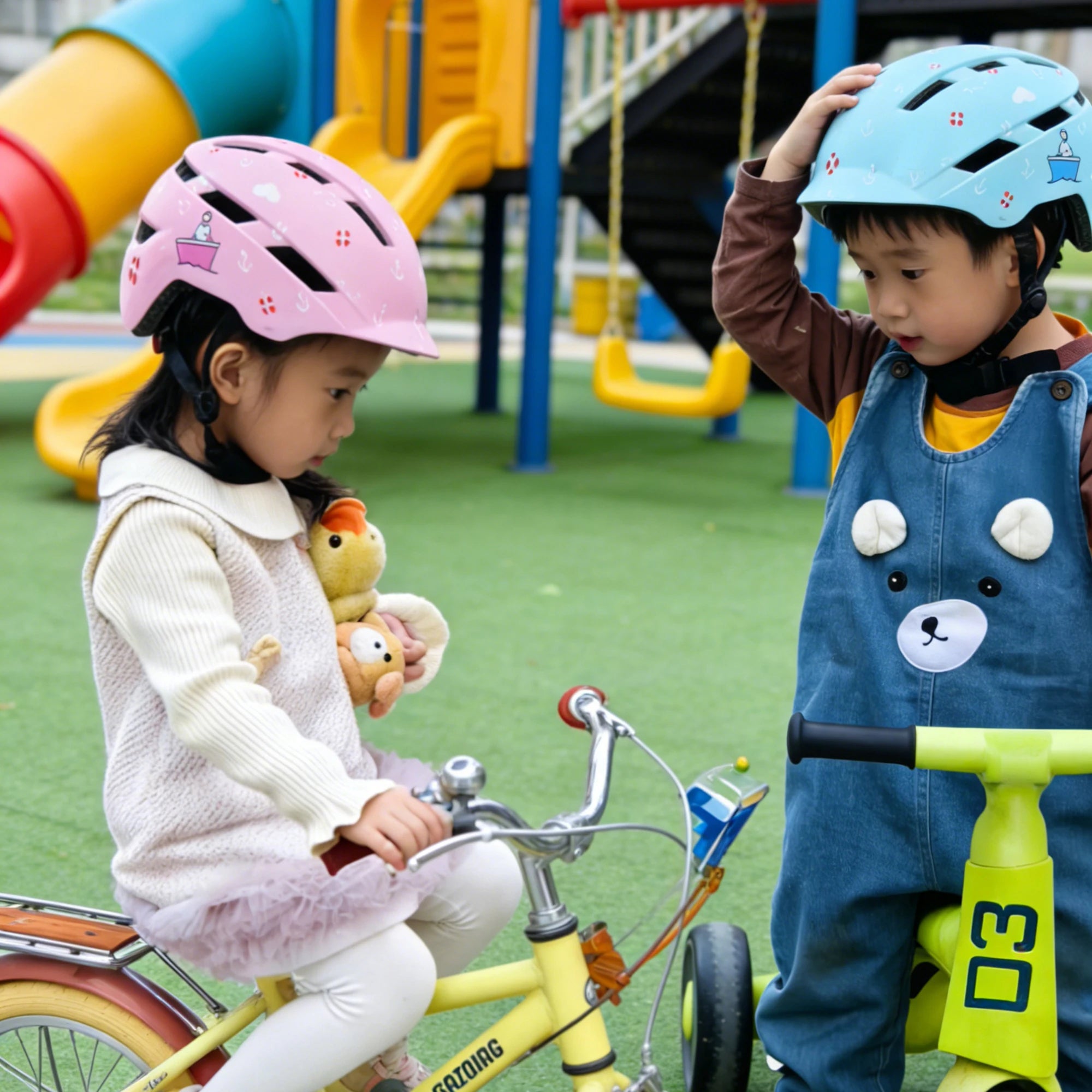 Fahrradhelme für Kinder von 3-14 Jahren, verstellbar, für Jungen und Mädchen, leichter Multisport-Helm für Roller und Fahrrad, Größe S/M
