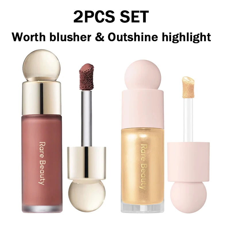 Rare Beauty Soft Pinch Liquid Blush Seidig und gleitet auf reibungslos, langanhaltendes, pralles Make-up Hope Love Virtue Happy Wonder Worth