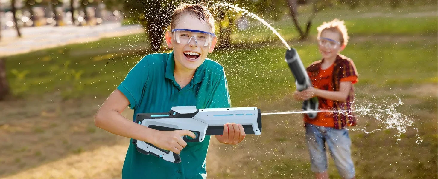 43cm elektrische Wasser pistolen für Erwachsene leistungs starke Spritzen automatische Wassers auger Wassers trahler Sommer Outdoor Strand Spielzeug für Kinder Geschenk