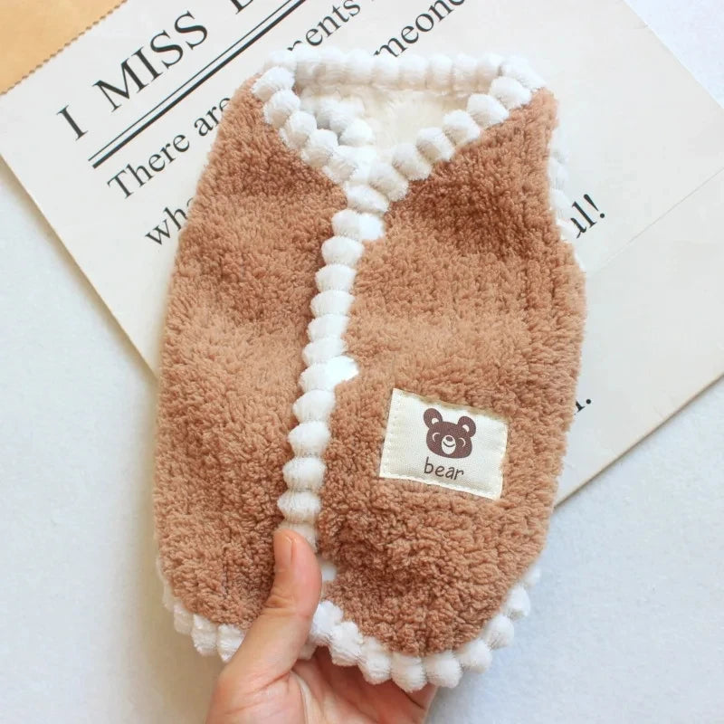Warmer Wintermantel für Hunde, weiches Fleece, Haustierkleidung für kleine Hunde, Katzen, niedliche Welpenjacke, französische Bulldogge, Chihuahua, Yorkies-Kostüm