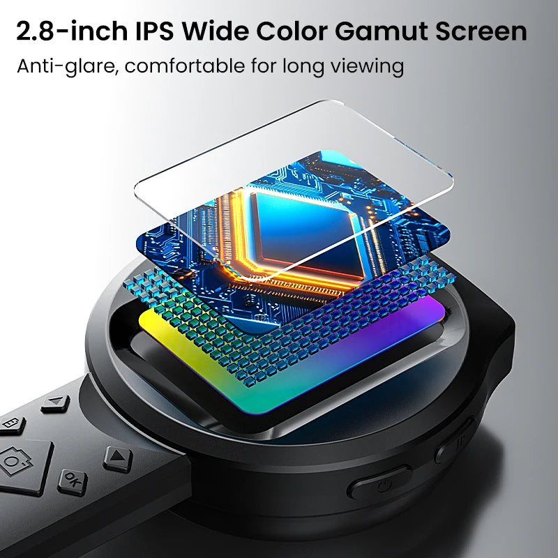 2.8'' IPS Digital Magnifier HD 1080P 100X Portable Microscope Handheld Magnifying for Electronics Repair Jewelry Inspection